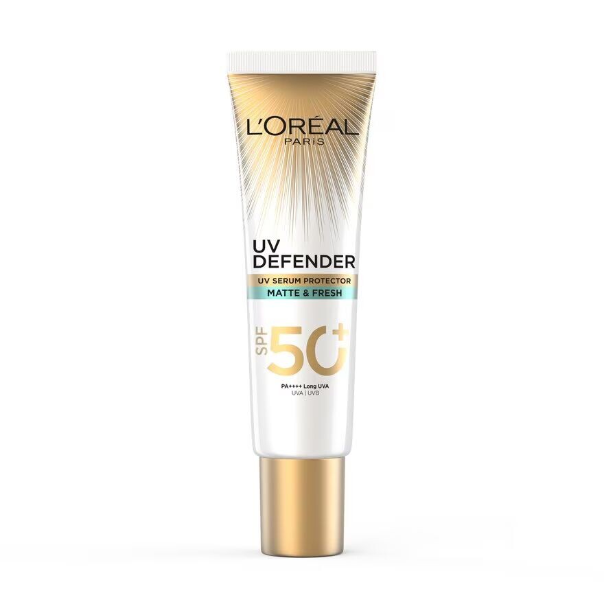 

L'Oreal Paris UV Defender Matte Fresh SPF50+ PA++++ Long UVA 30 мл, White
