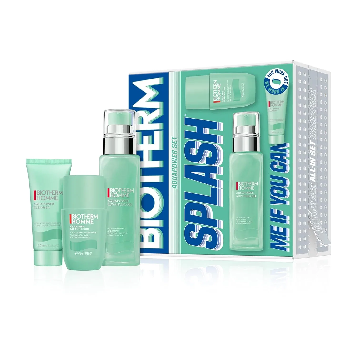 Мужской набор для ухода за кожей Biotherm Homme Aquapower Set Biotherm