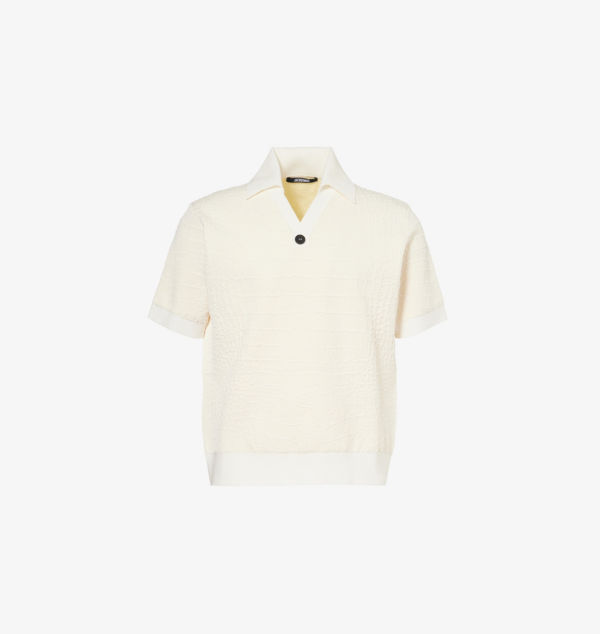 

Трикотажная рубашка поло Scala с коротким рукавом Jacquemus, белый
