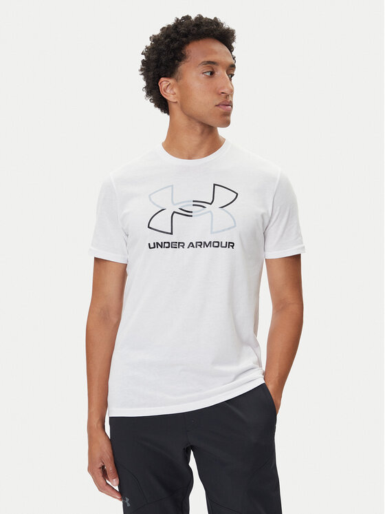 

Футболка loose fit Ua Gl Foundation Update Ss 1382915 Under Armour, белый