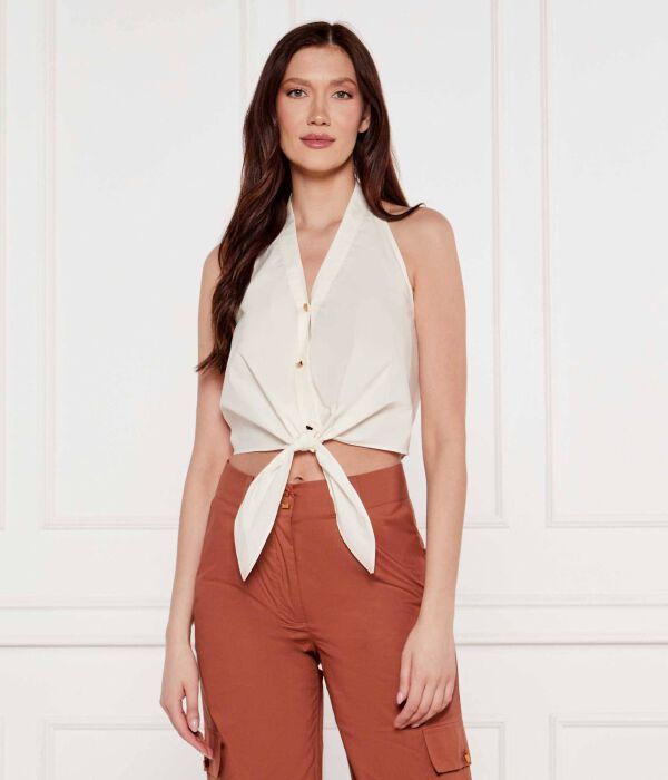 

Блуза Cropped fit Marciano Guess, экрю