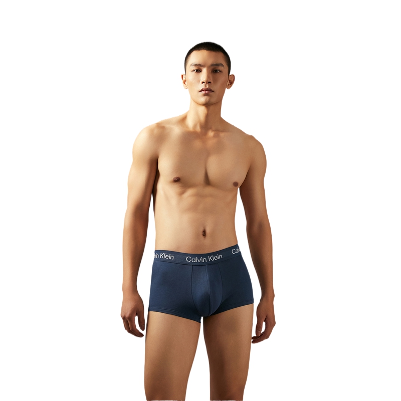 CALVIN KLEIN Трусы мужские 3 шт, ONH-Космический черный/Темно-синий/Темно-красный — фото 3