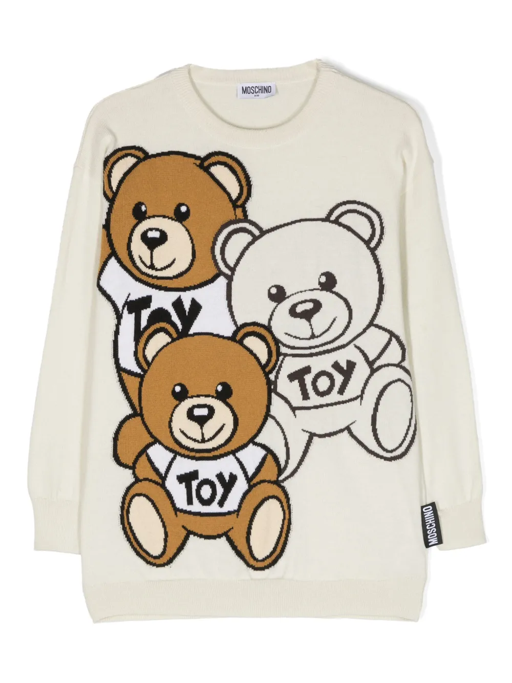 

Джемпер Teddy Friends Moschino Kids, нейтральный