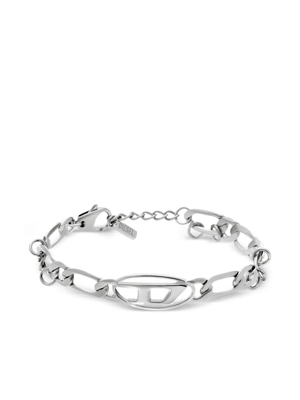 

Браслет с пряжкой Oval D DIESEL, серебряный