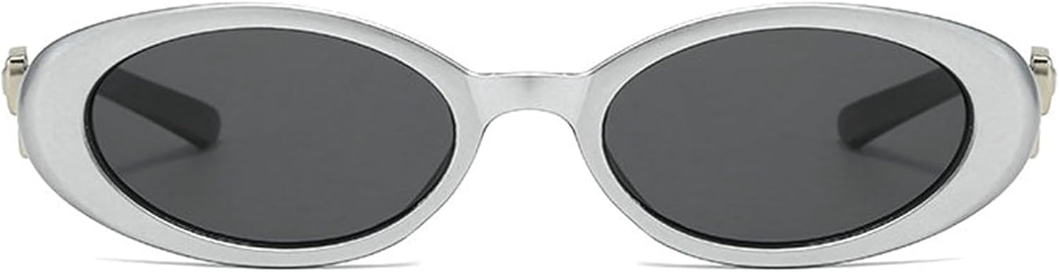 

Солнцезащитные очки Willochra Retro Oval bow для женщин, модные, в маленькой овальной оправе, дизайнерские, для активного отдыха, с защитой от УФ-излучения UV400, модель F27, Silver