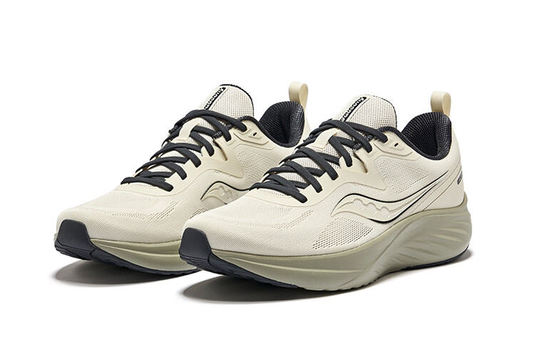 Кроссовки мужские низкие бежевые/черные Saucony — фото 3