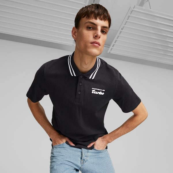 

Мужская рубашка-поло Porsche Legacy Puma, черный