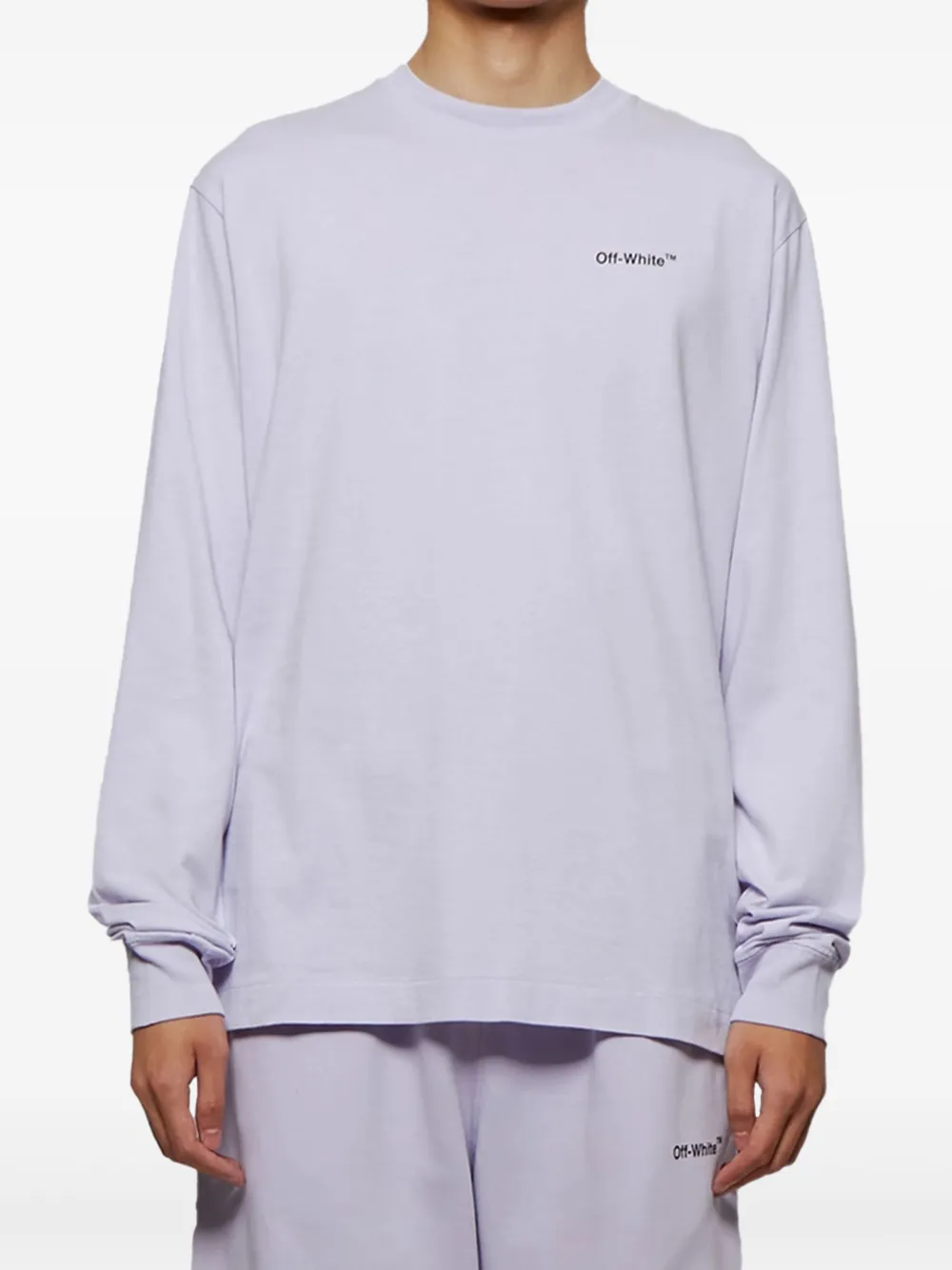 Футболка с длинными рукавами Caravaggio Arrow OFF-WHITE, фиолетовый — фото 2
