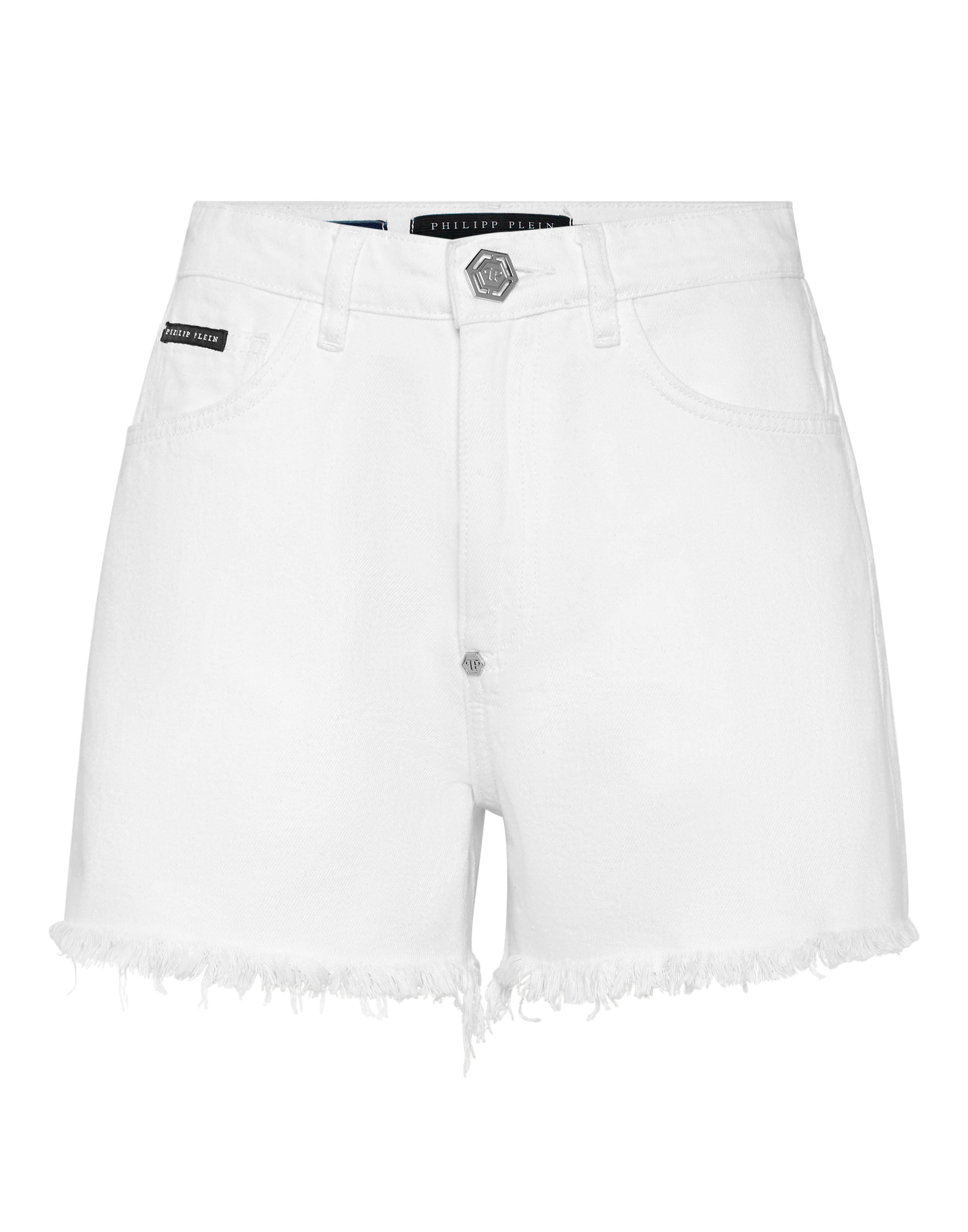 

Логотип джинсовых шорт PHILIPP PLEIN, summersnow