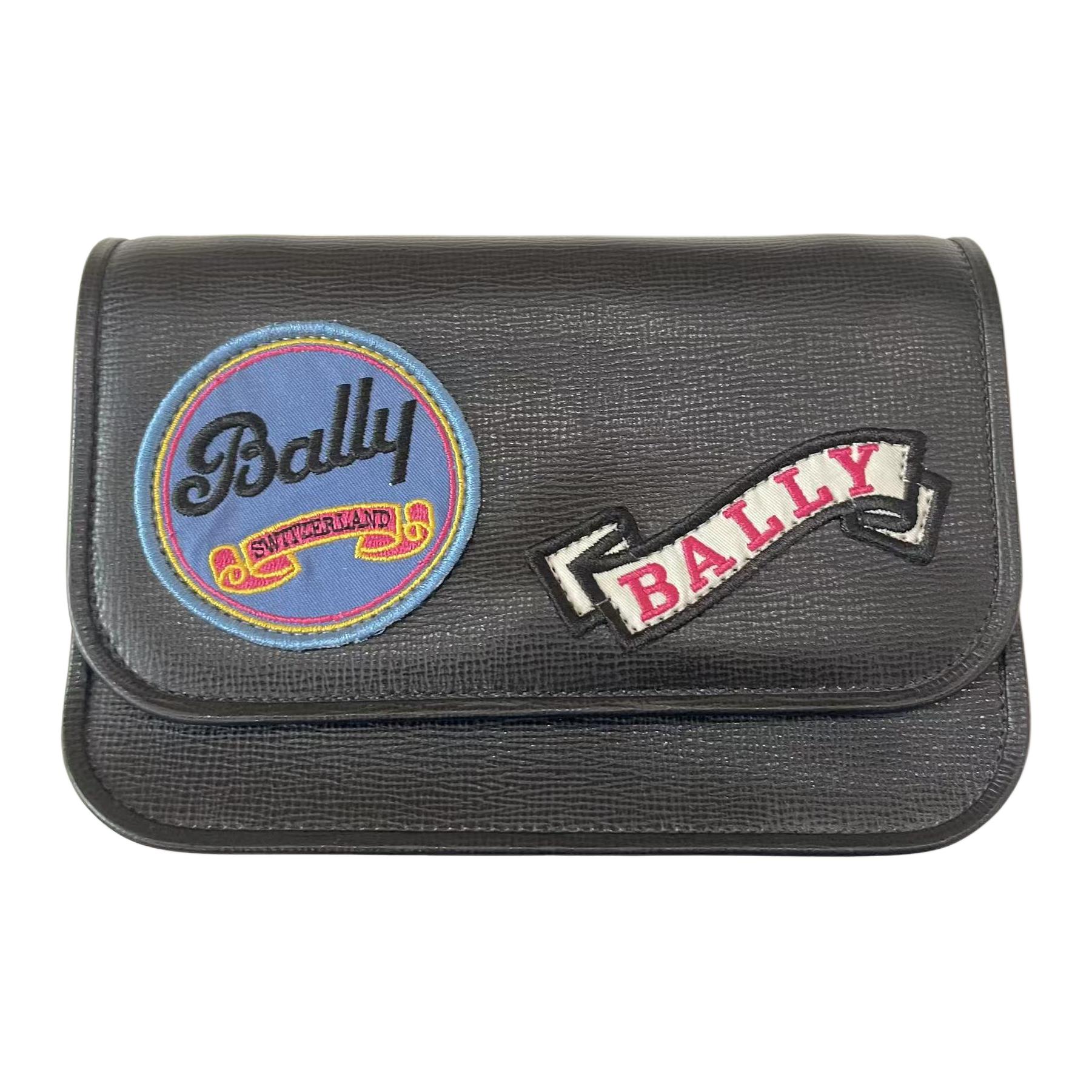 

BALLY Женская клатч из коровьей кожи черная