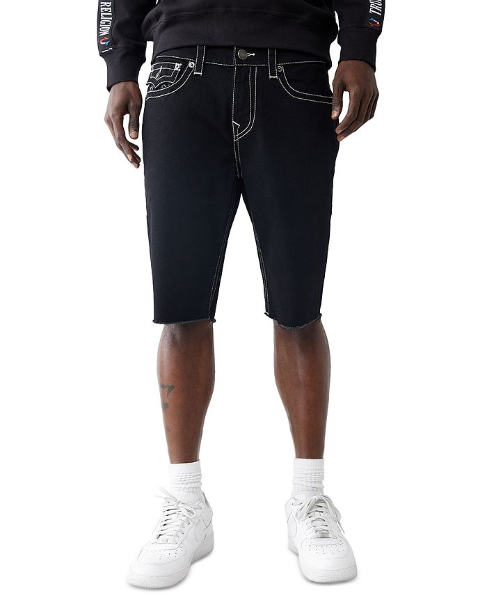 

Рики Прямые Джинсовые Шорты Черные True Religion, черный