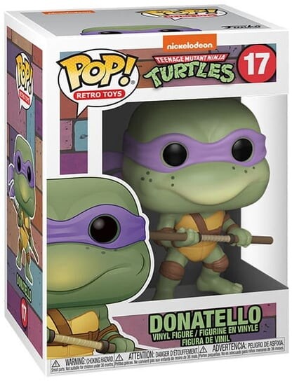 

Funko POP! Ретро игрушки, коллекционная фигурка, Черепахи, Донателло, 17 лет