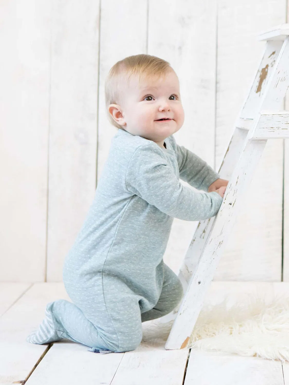Комбинезон/боди 'OrganicEra Organic Baby' Organicera, Aqua — фото 3