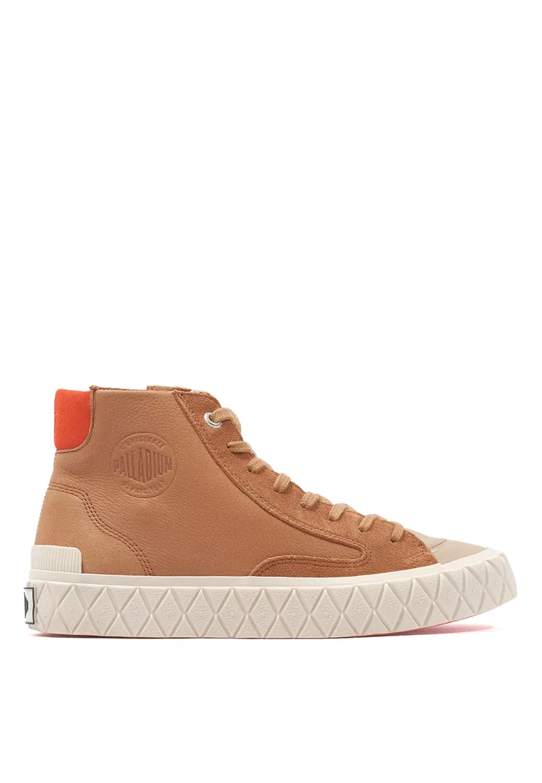 Кроссовки высокие замшевые Palla Ace Chukka, бежевые Palladium