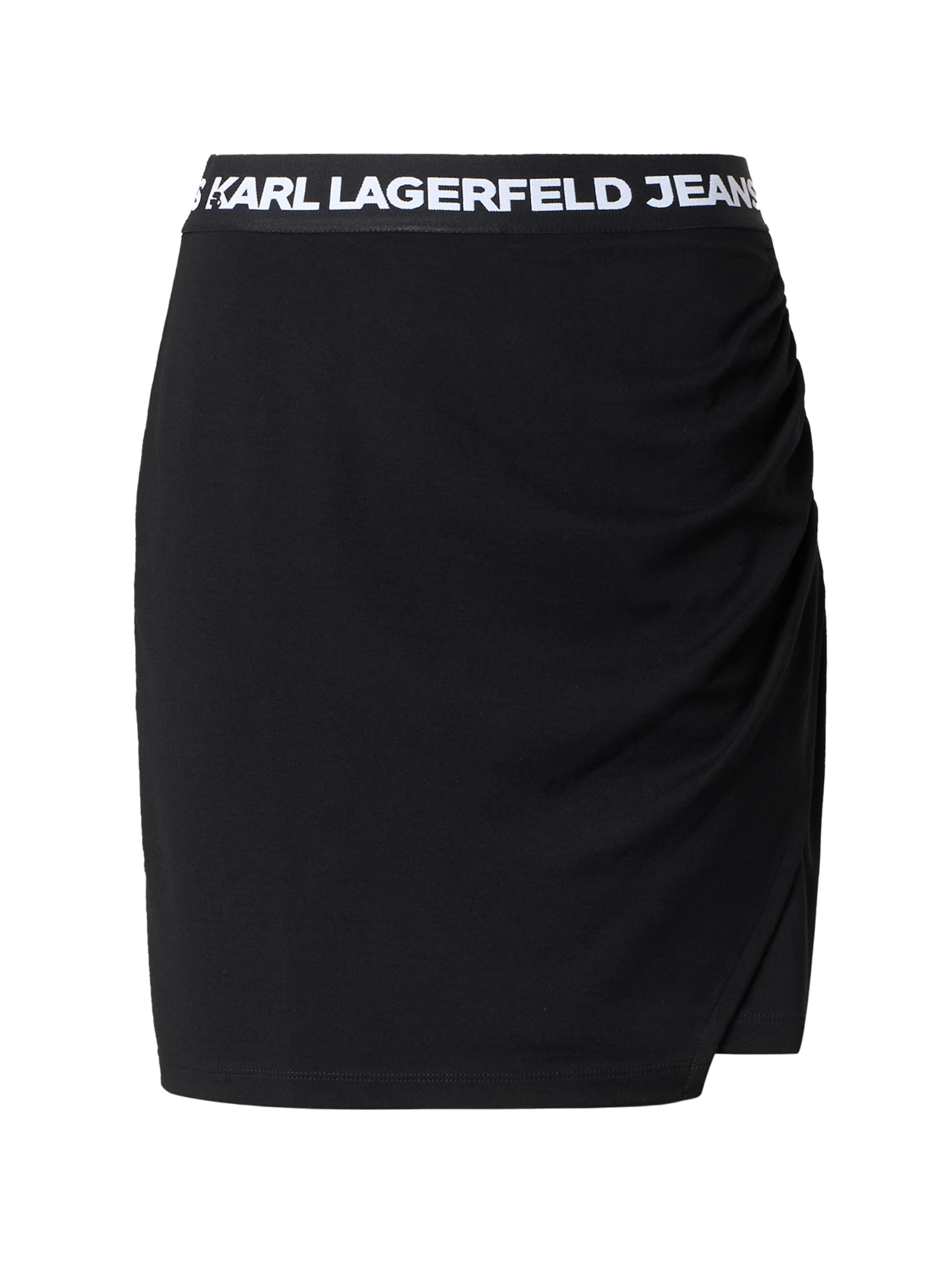 

KARL LAGERFELD JEANS Юбка 'MILANO' в черном цвете