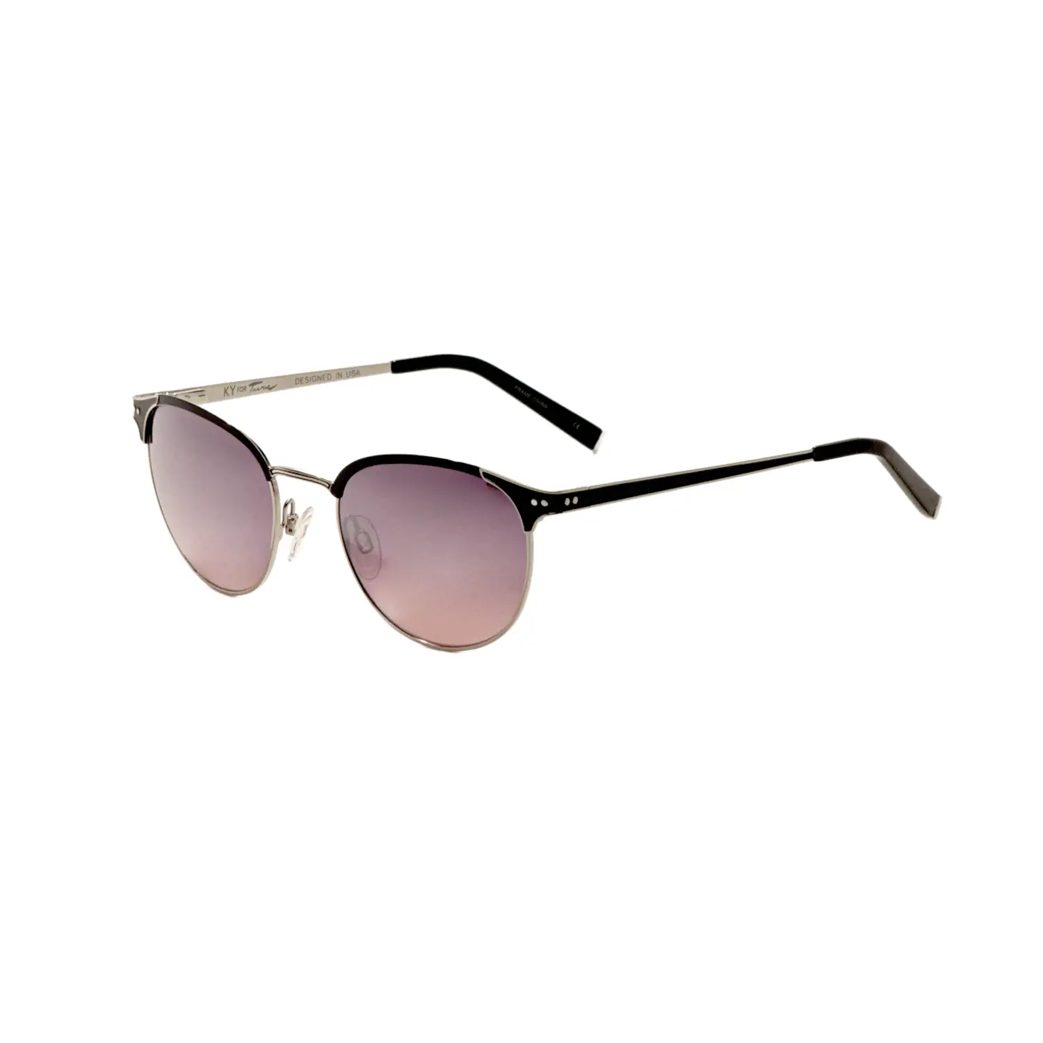 

Солнцезащитные очки Kate Young 50 мм серебристые