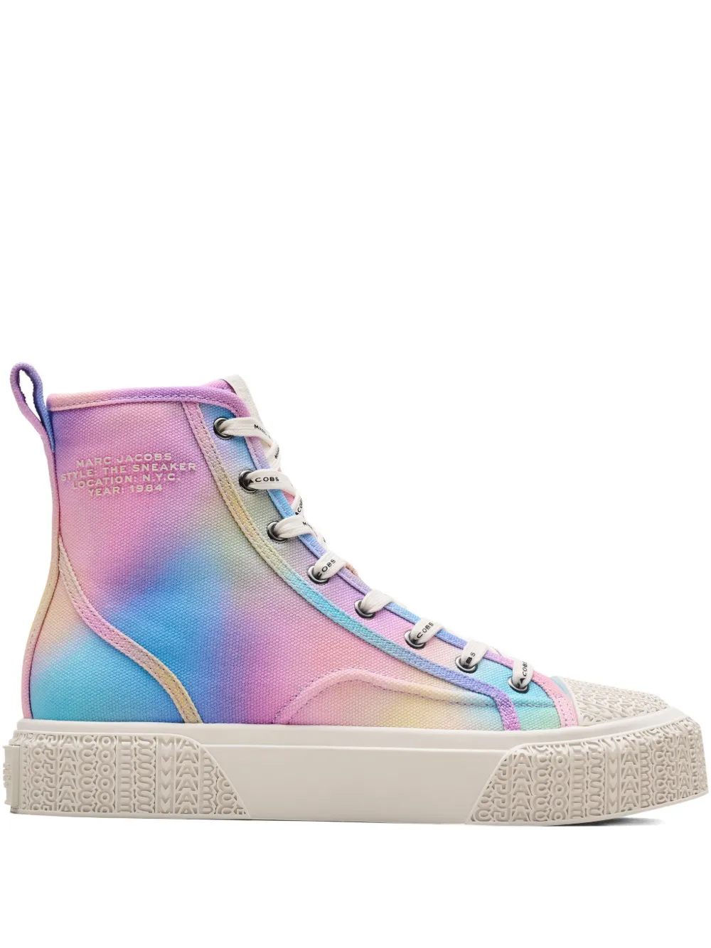 Кеды The Airbush из канваса MARC JACOBS, розовый