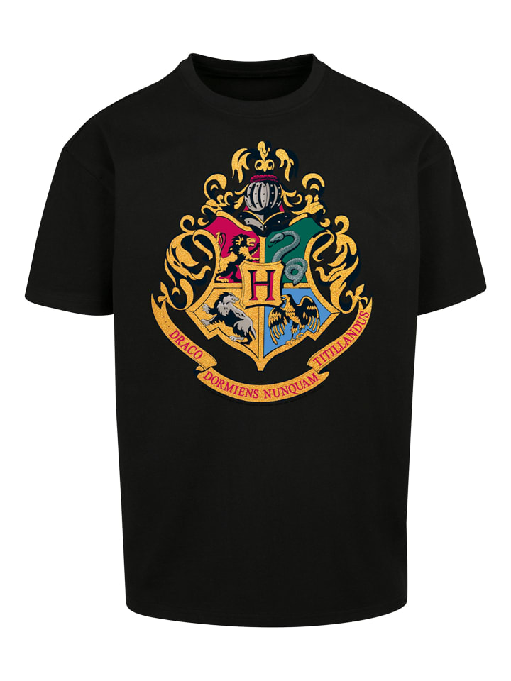 

Футболка F4NT4STIC Harry Potter Hogwarts Crest Gold, черный