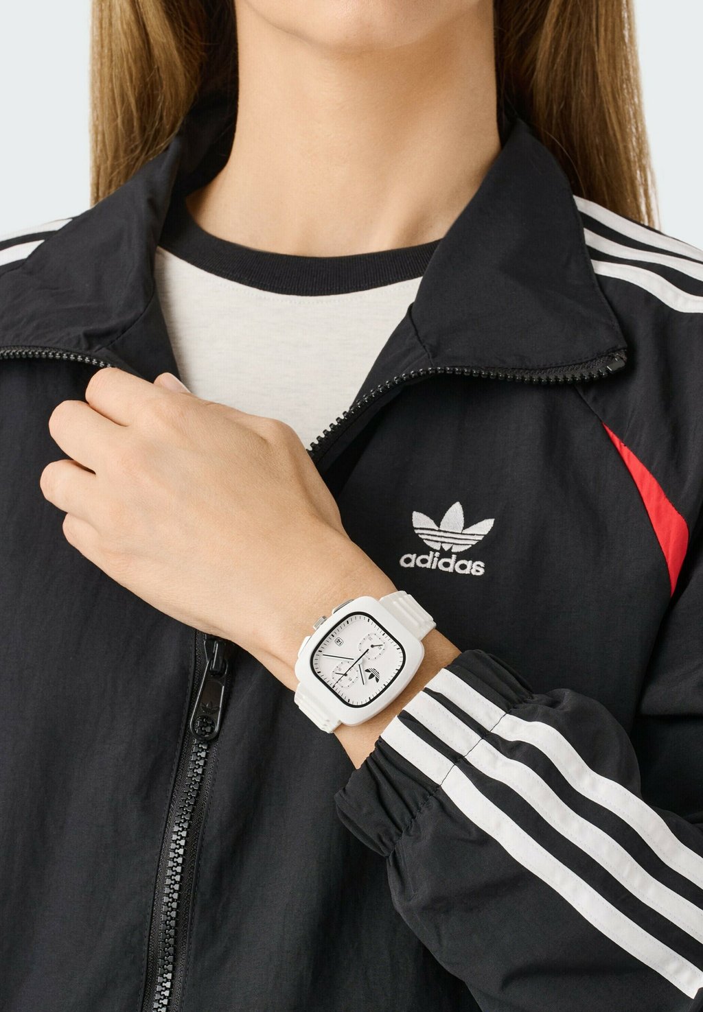

Часы с хронографом QUARTZ RETRO WAVE TWO adidas Originals, белый