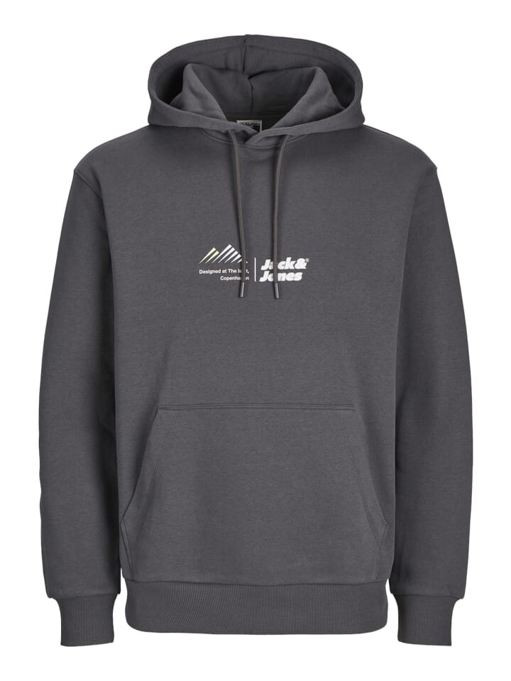

Толстовка Jack & Jones Hoodie 'LIMA LOGO', темно-серый