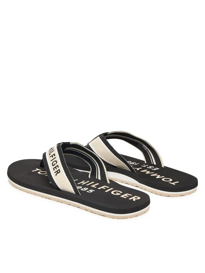 Tommy Hilfiger Спортивные шлепанцы FM0FM05805 черные — фото 4