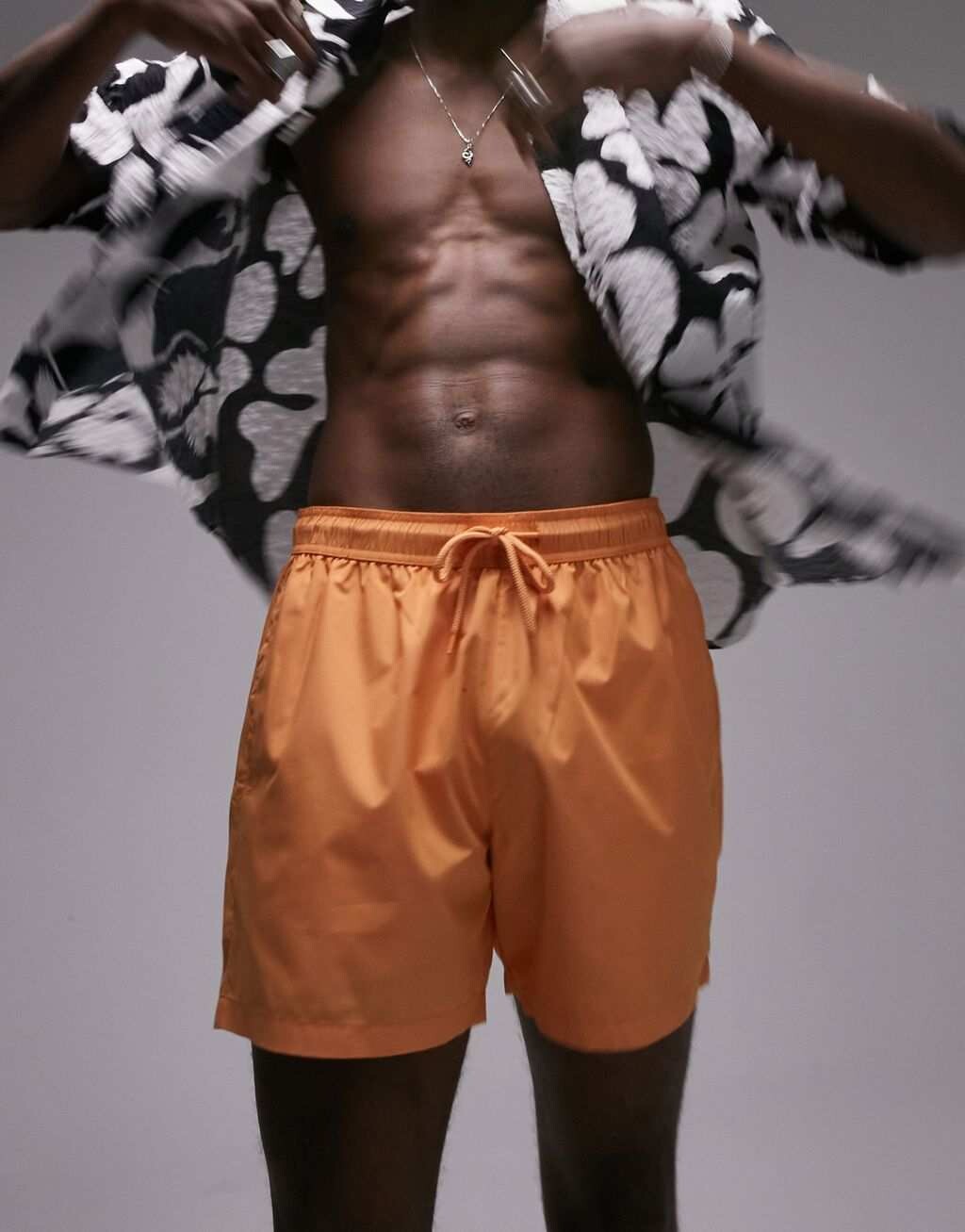 

Оранжевые плавки-шорты Topman