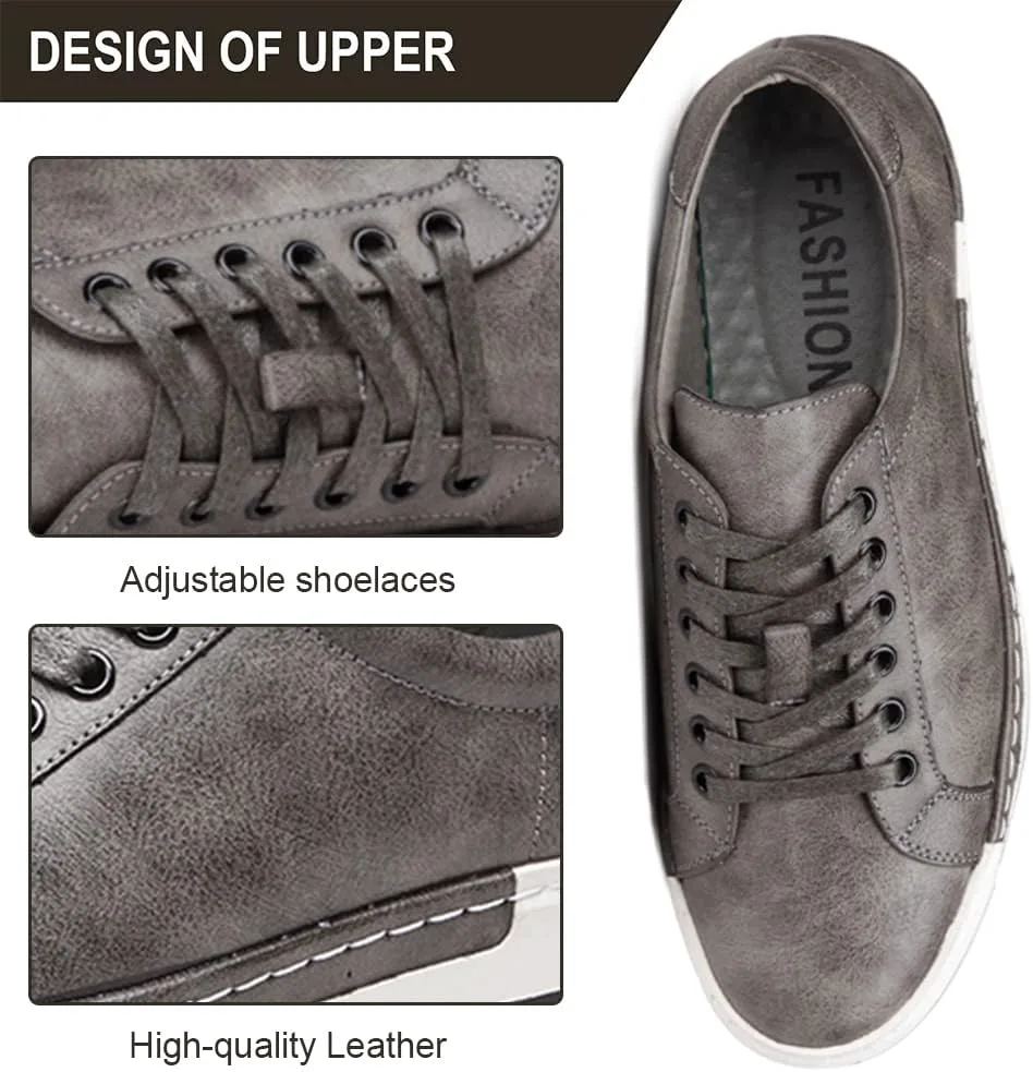 

Мужские кожаные повседневные туфли на шнуровке Oxfords, модные, нескользящие, удобные кеды для бизнеса Asifn, черный