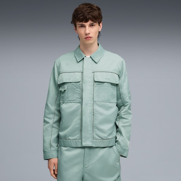 

Мужская куртка из твила Gear Puma, зеленый