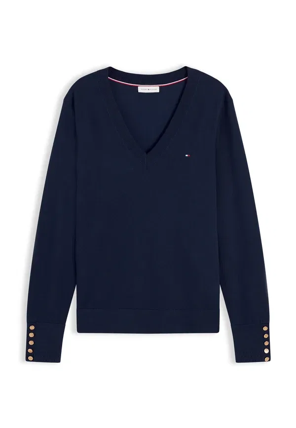 Джемпер Tommy Hilfiger, темно-синий — фото 4