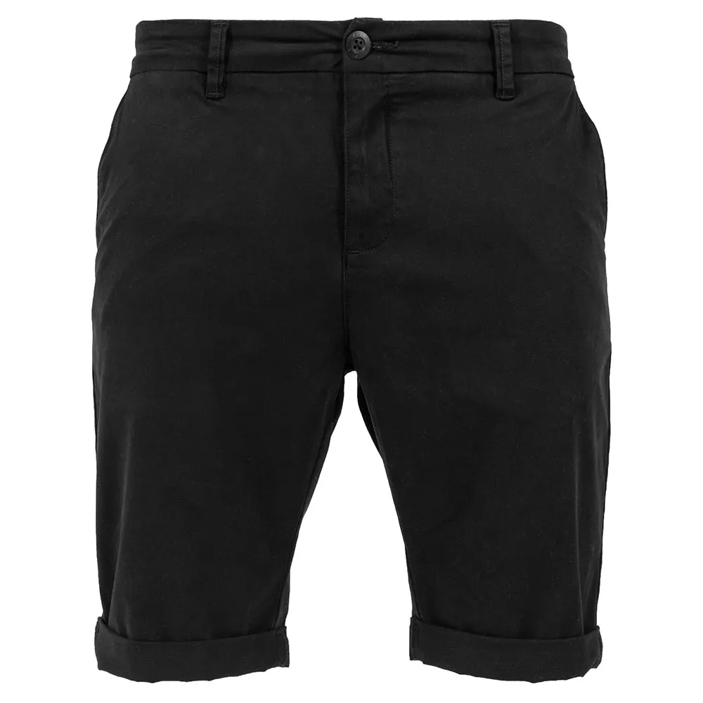 

Шорты Urban Classics Stretch Turnup chino shorts, черный