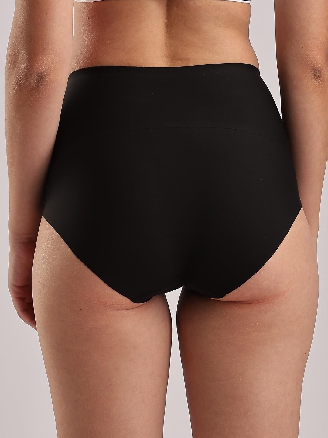 Утягивающие трусики-слипы Calvin Klein с высокой талией, вторая кожа, женские, Black — фото 3