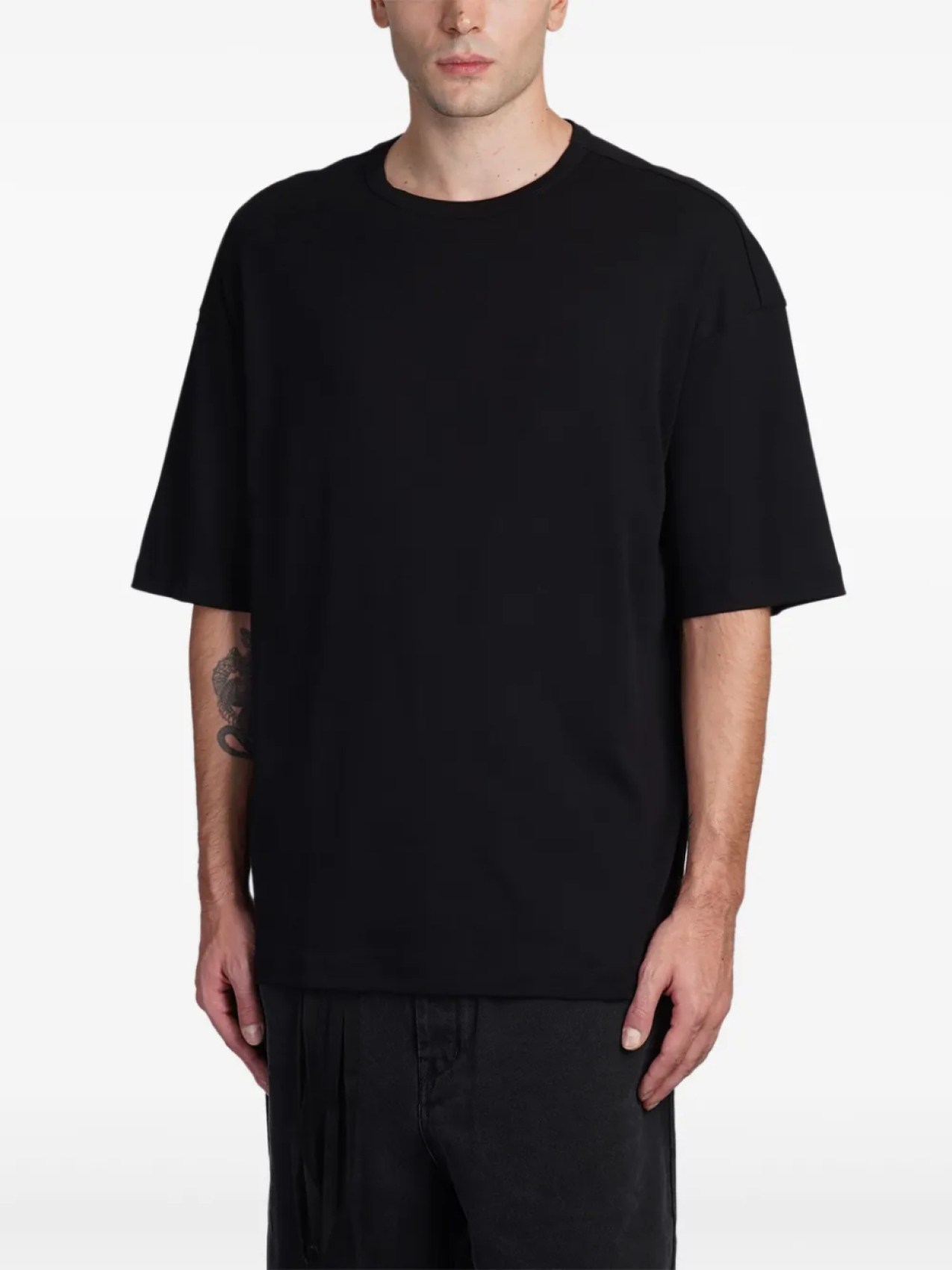 

Хлопковая футболка Ann Demeulemeester, черный