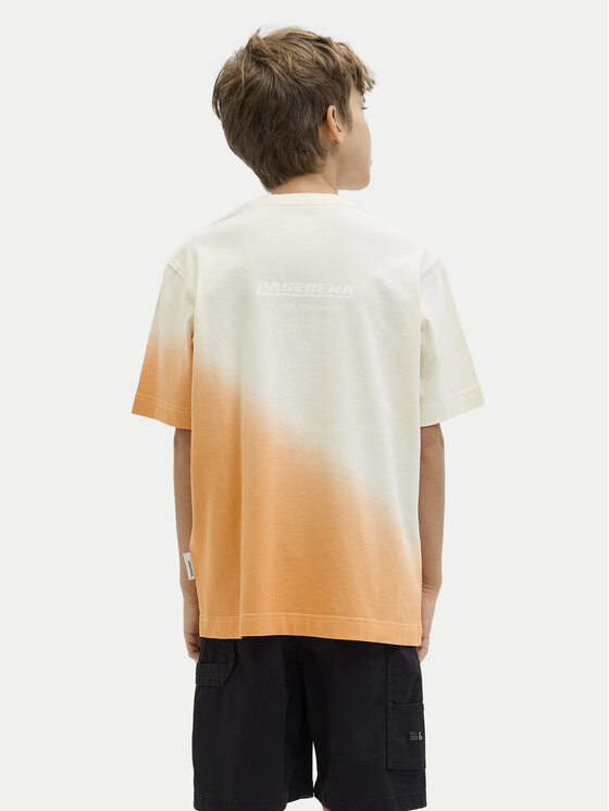 Свободная футболка Interlude 12274719 Jack&Jones Junior, оранжевый — фото 3
