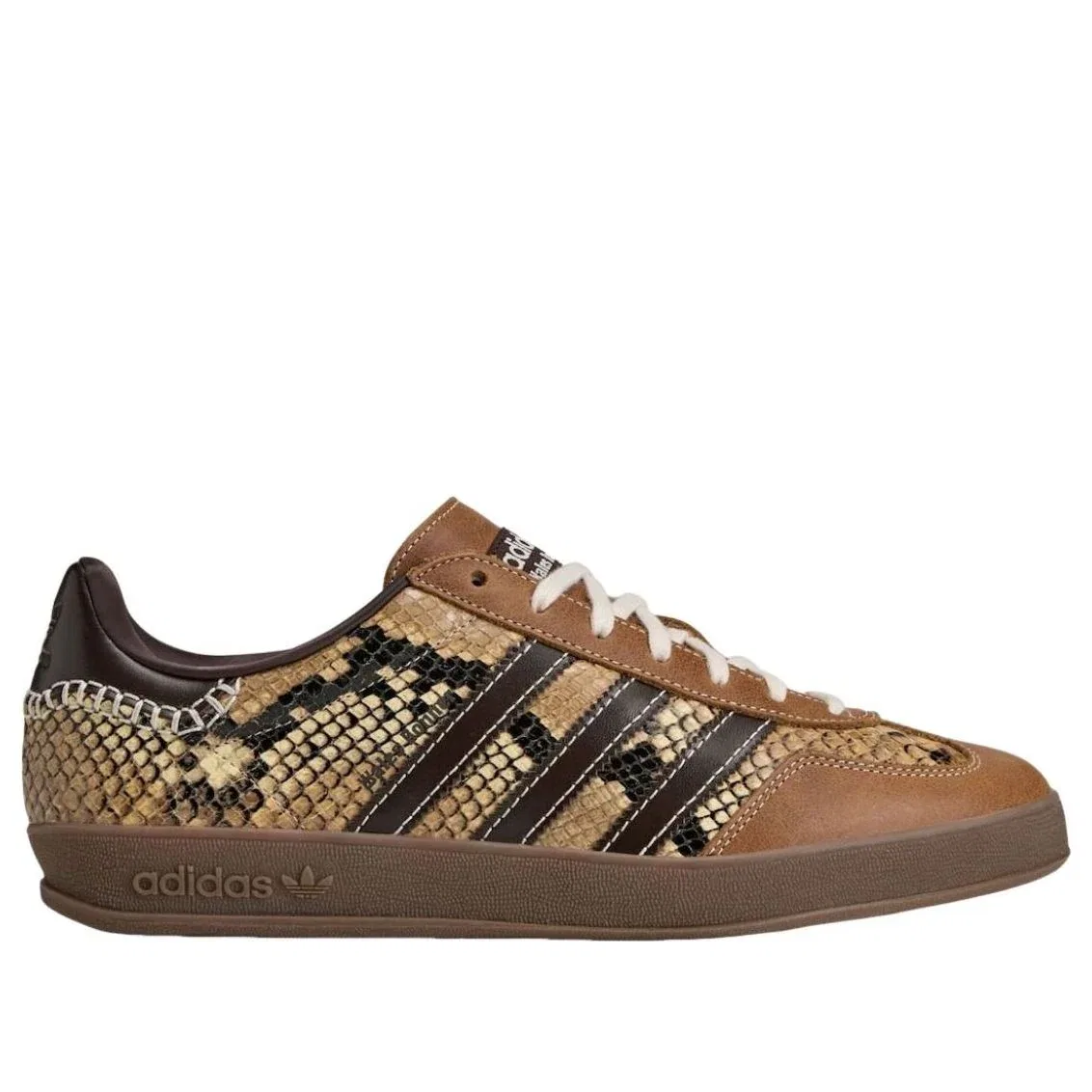 Кроссовки Adidas x Wales Bonner Gazelle Indoor 'Snakeskin' KK3641, коричневый — фото 2