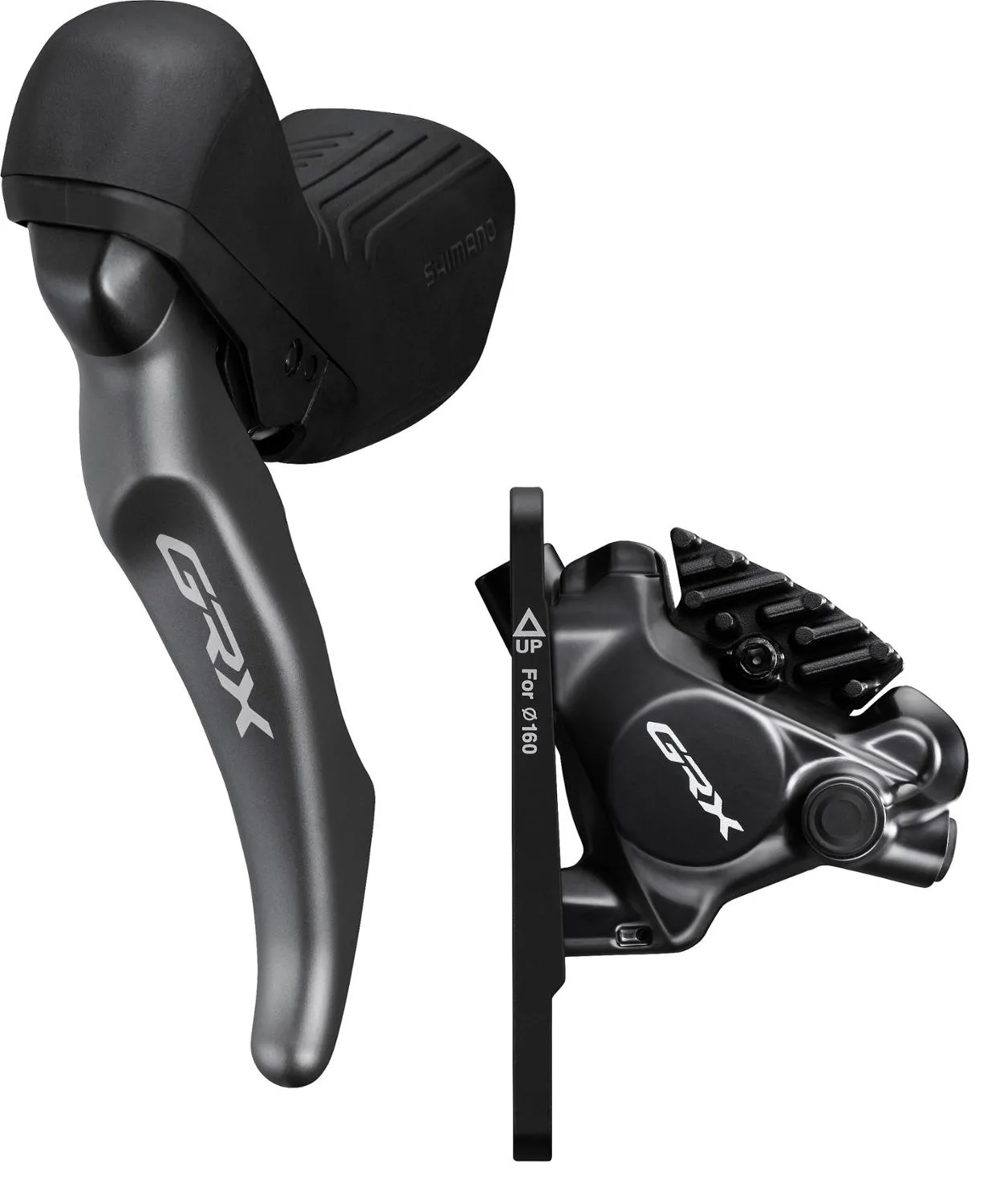 

ГРХ RX820-LA Передний тормозной рычаг с дроппером и гидравлический суппорт Shimano, Black