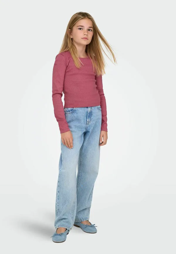 Джинсы прямого кроя kog mittlere taille geschnitten Only Girls, Light Blue Denim