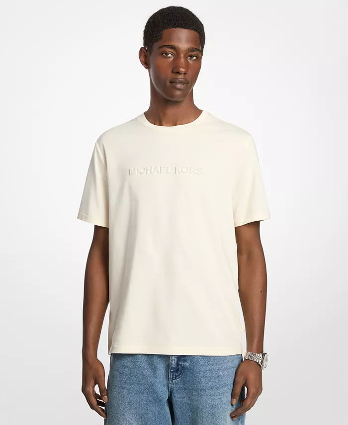 

Мужская футболка с коротким рукавом Michael Kors, слоновая кость/кремовый