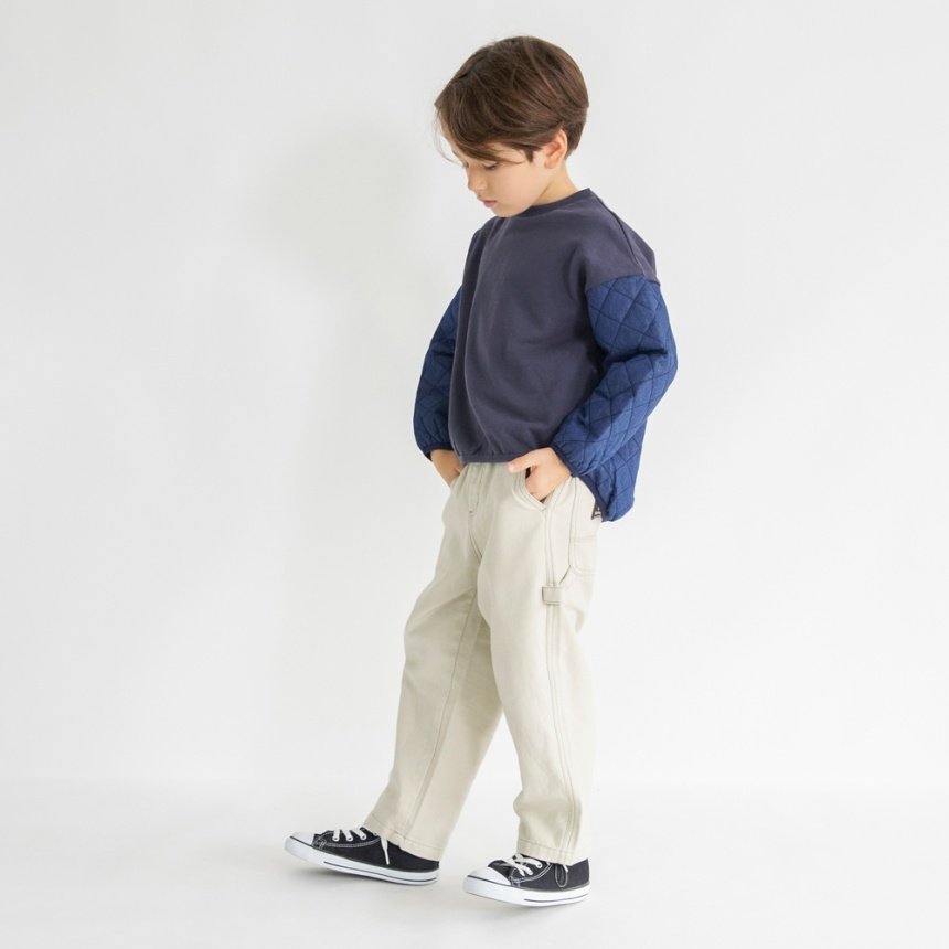 Стеганая толстовка с ромбовидным узором Branshes, Navy blue — фото 4
