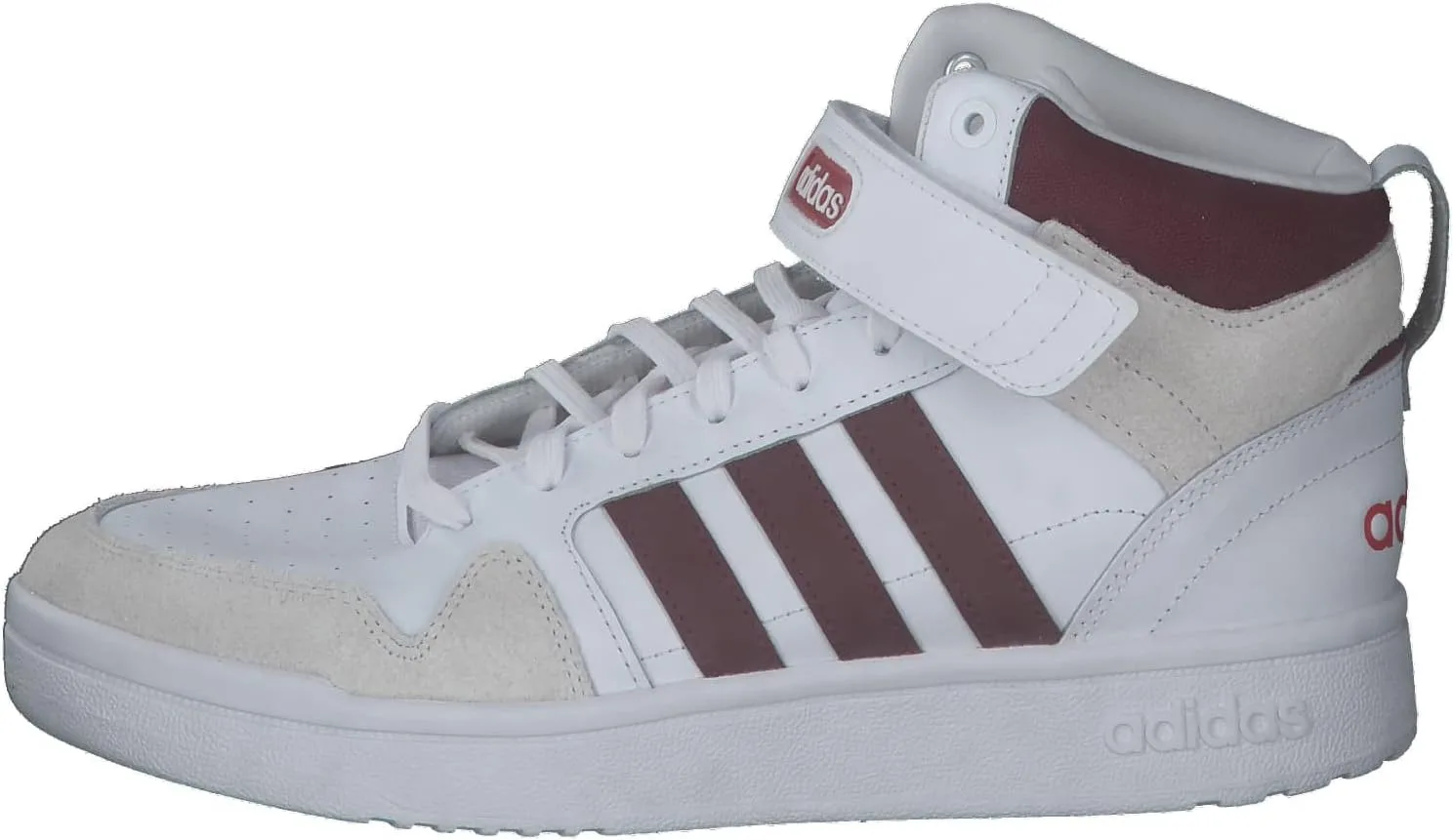Мужские кроссовки Adidas Originals Postmove Mid, белый/красный — фото 2