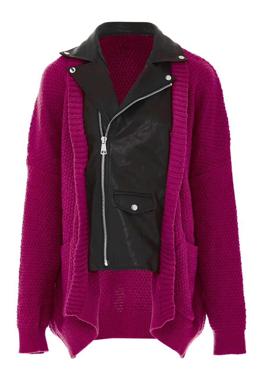 

Вязаный кардиган NAEMI Knit Cardigan, цвет cyclamen