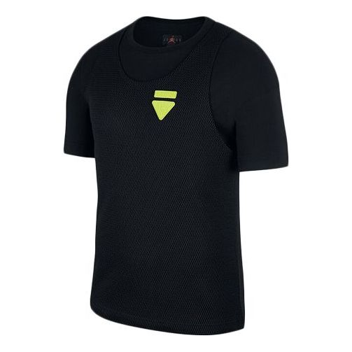 

Футболка Air Jordan Training Sports Short Sleeve Black, черный