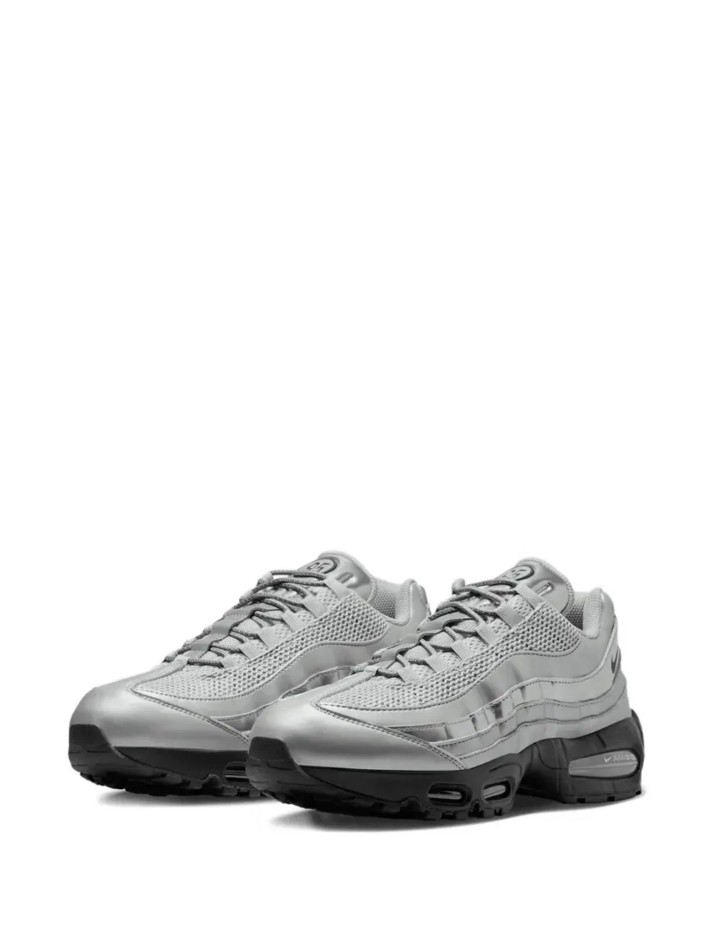 Кроссовки Air Max 95 на шнуровке Nike, серебро — фото 2