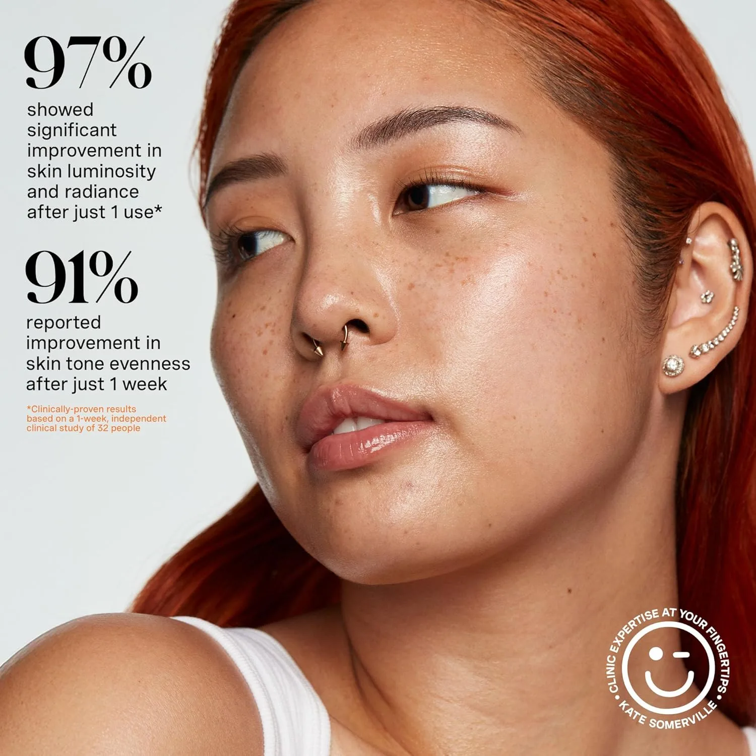 Увлажняющий крем для лица Kate Somerville ExfoliKate Glow - клинически разработанный крем для ежедневного применения, мягко отшелушивает и увлажняет, 50 мл (упаковка из 2 шт.) — фото 4