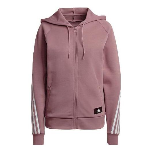 Куртка w fi 3s fz reg спортивная куртка с капюшоном фиолетовая Adidas, фиолетовый