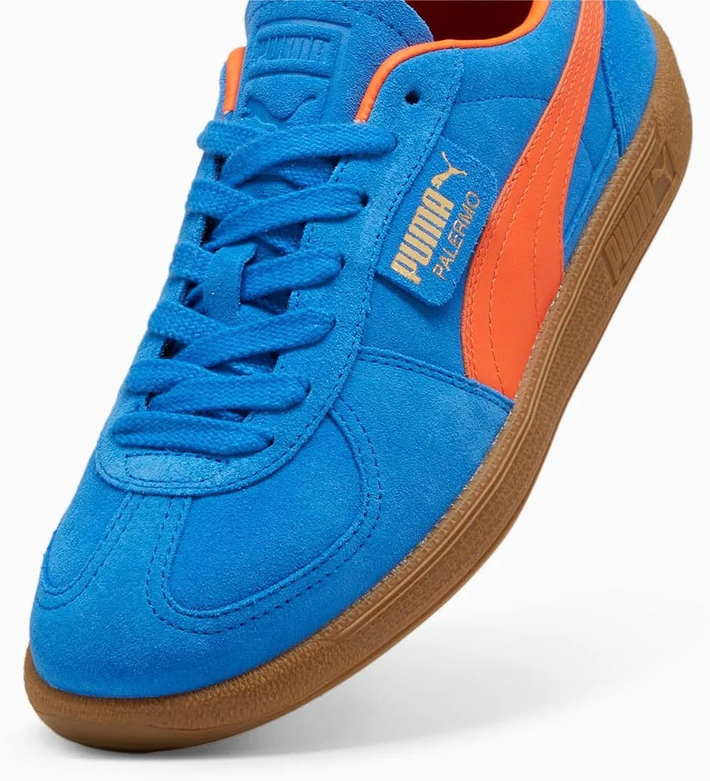 Кроссовки PUMA Palermo, цвет Hyperlink Blue/Flame Flicker/Gum — фото 4
