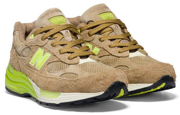 Концепты кроссовок x 992 сделано в сша New Balance, желтый — фото 2