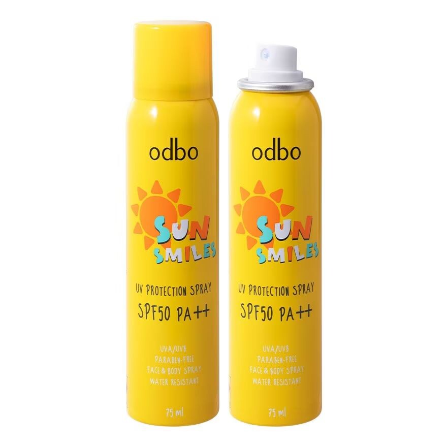 

ODBO Odbo Sun Smiles Спрей SPF50 PA++ 75мл, White