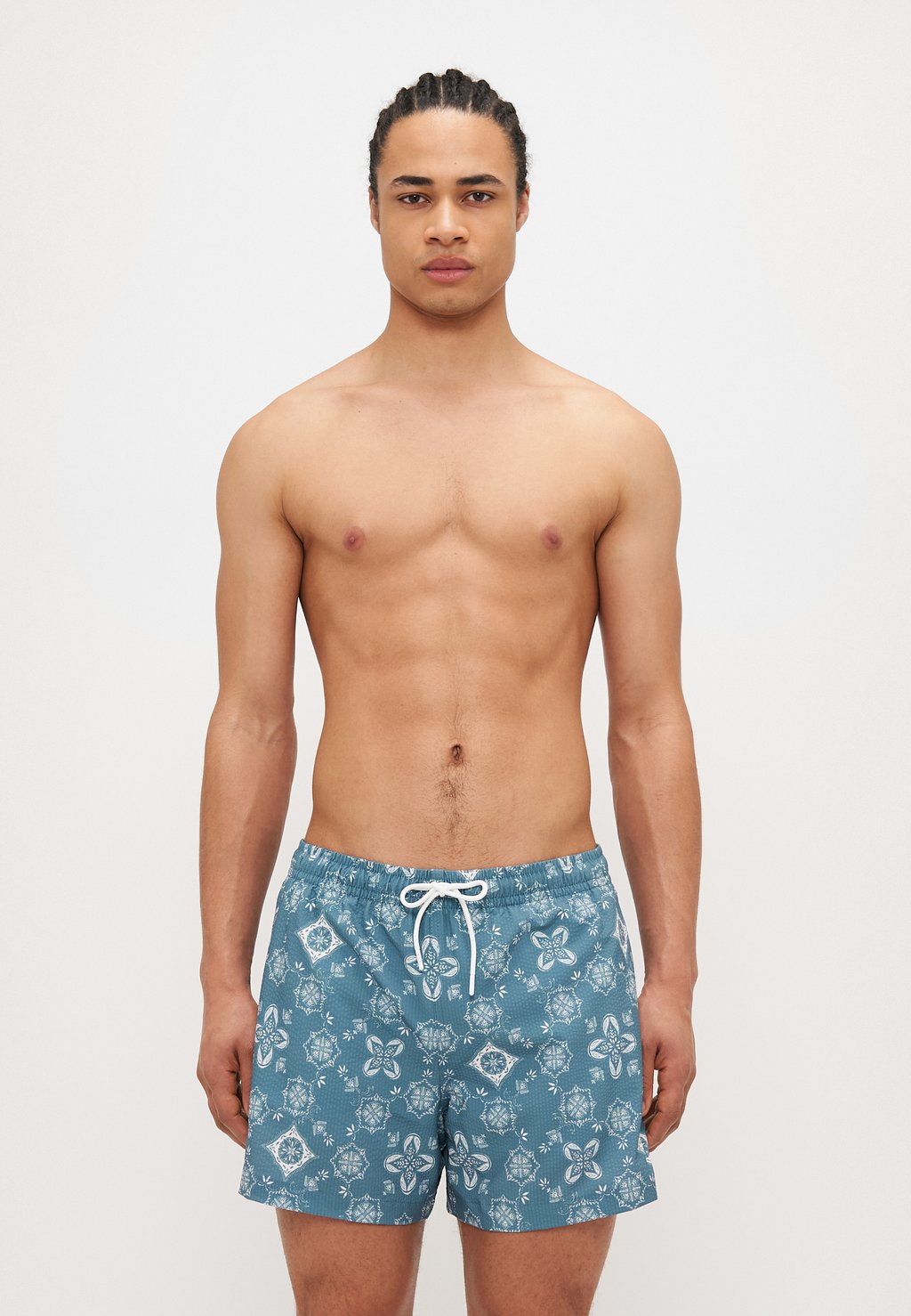 

Шорты для плавания PULL ON PRINTED BANDANA Abercrombie & Fitch, синий