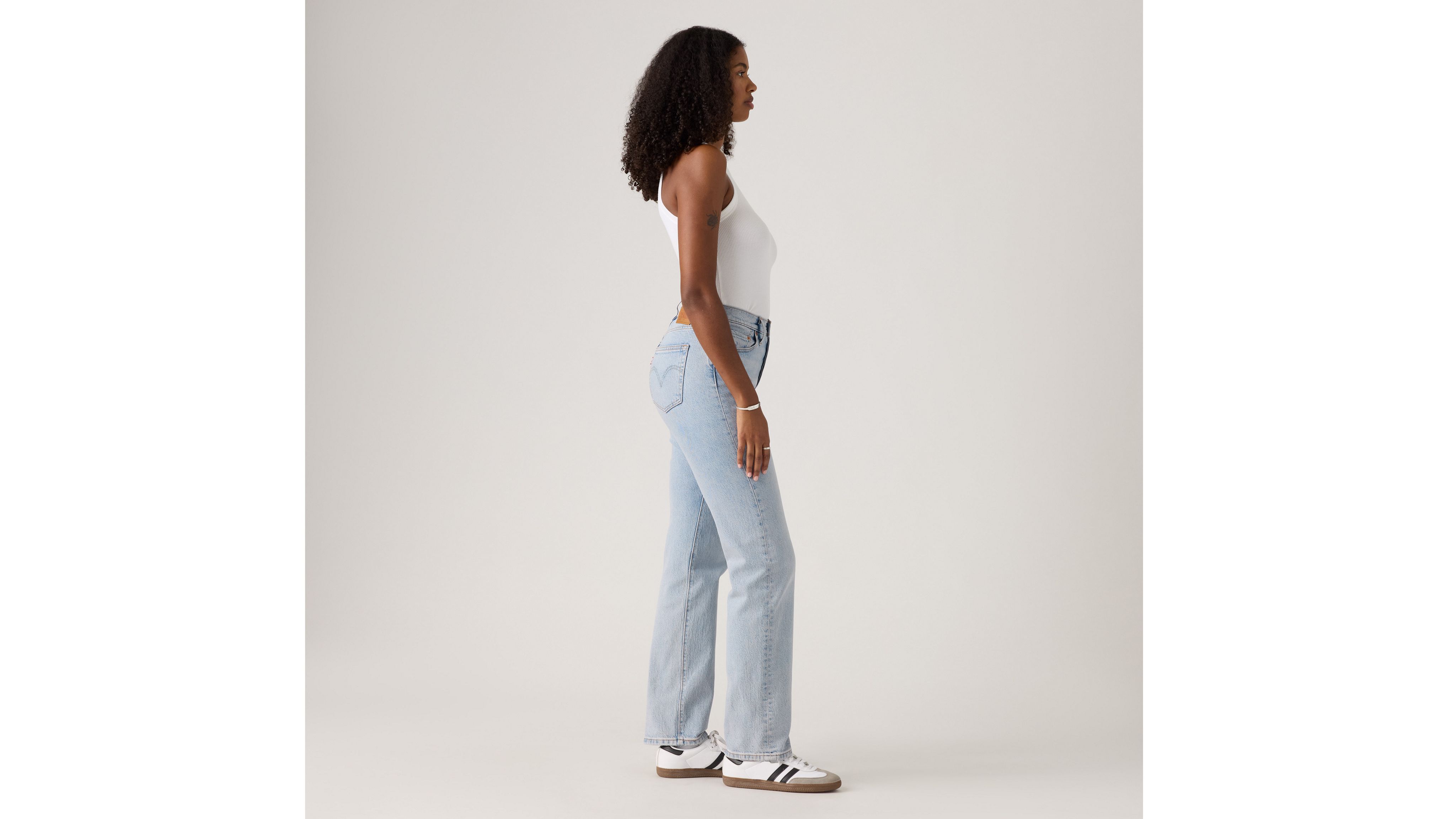 Женские джинсы 501 Curve Levi's, Laugh And Lie - Light Wash — фото 4