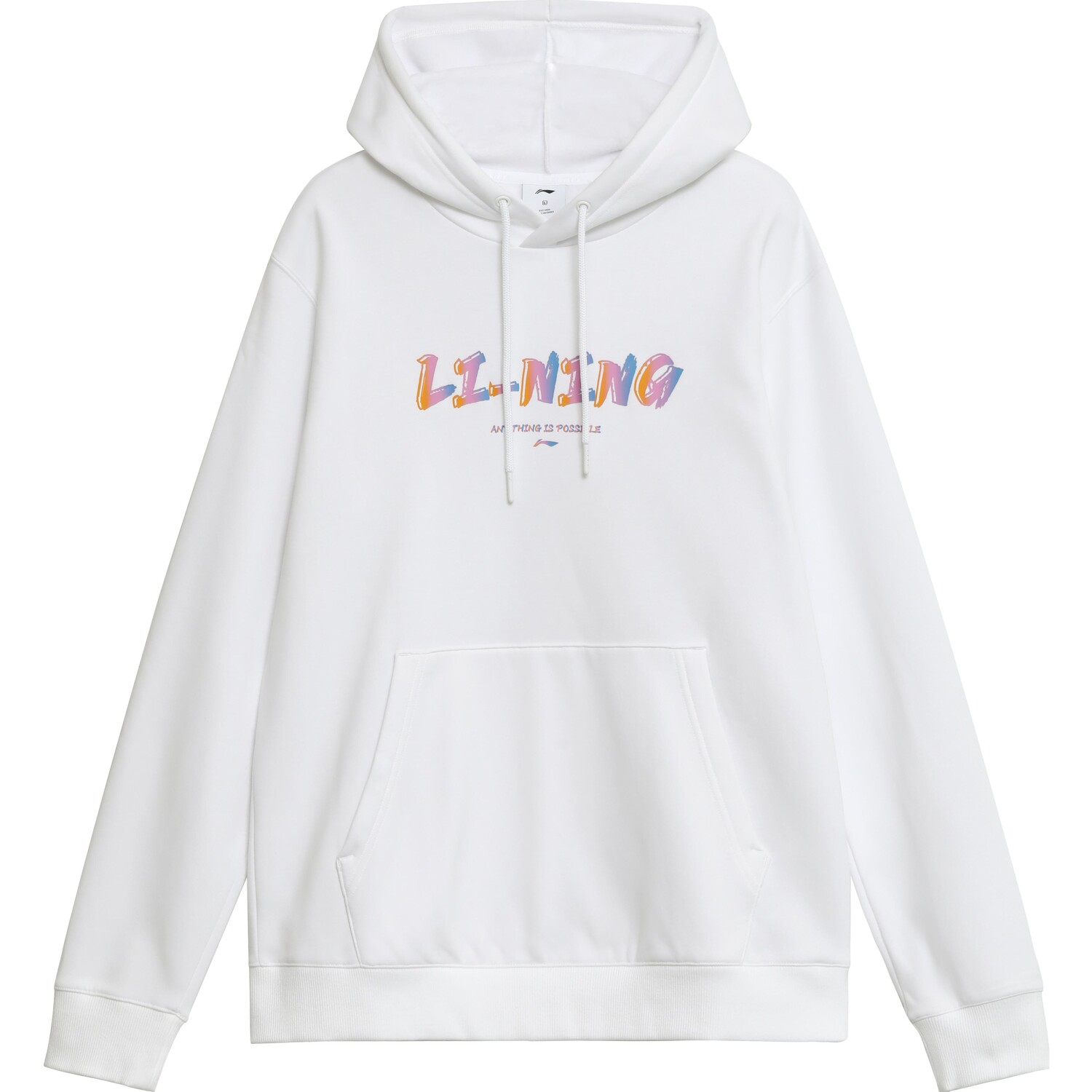 

Толстовка унисекс белая Lining, белый